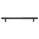 Heritage Brass Door Pull Handle Bar Knurled Design 457mm Matt Bronze Finish
 - V1365 457-MB - Choice Handles