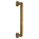 Heritage Brass Door Pull Handle Traditional Design 330mm Satin Brass Finish - V1376 330-AT - Choice Handles