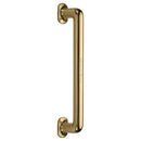 Heritage Brass Door Pull Handle Traditional Design 330mm Polished Brass Finish - V1376 330-PB - Choice Handles