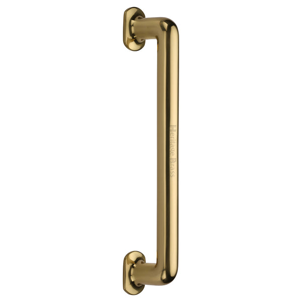 Heritage Brass Door Pull Handle Traditional Design 330mm Polished Brass Finish - V1376 330-PB