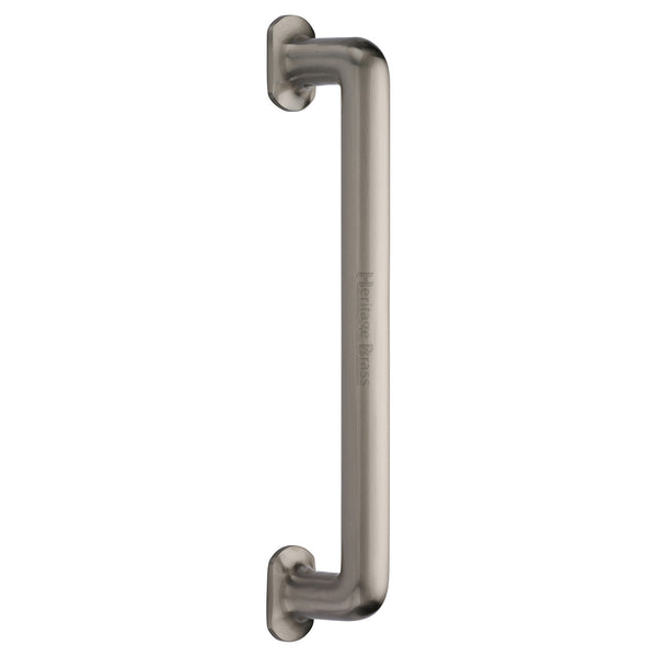 Heritage Brass Door Pull Handle Traditional Design 330mm Satin Nickel Finish - V1376 330-SN - Choice Handles