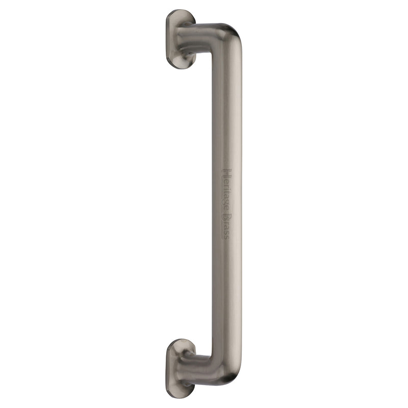 Heritage Brass Door Pull Handle Traditional Design 330mm Satin Nickel Finish - V1376 330-SN - Choice Handles