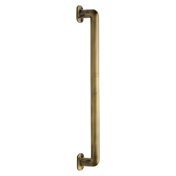 Heritage Brass Door Pull Handle Traditional Design 482mm Satin Brass Finish
 - V1376 482-AT - Choice Handles