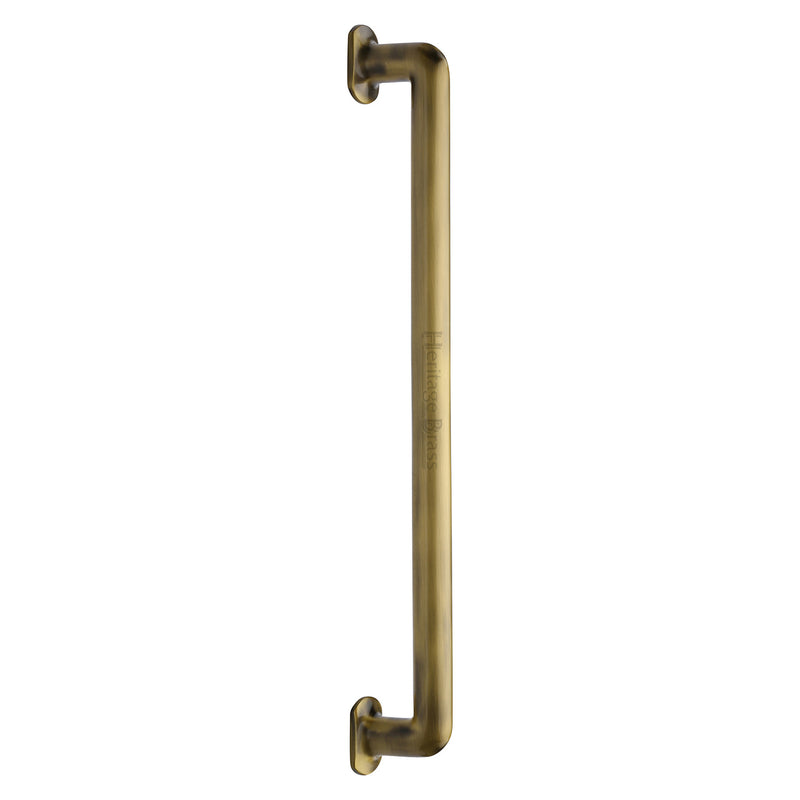 Heritage Brass Door Pull Handle Traditional Design 482mm Satin Brass Finish
 - V1376 482-AT - Choice Handles