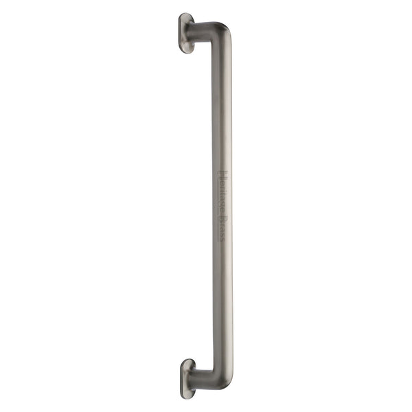 Heritage Brass Door Pull Handle Traditional Design 482mm Satin Nickel Finish
 - V1376 482-SN - Choice Handles