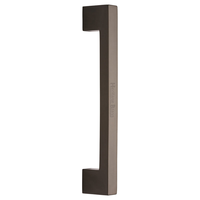 Heritage Brass Door Pull Handle Urban Design 305mm Matt Bronze Finish - V1390 305-MB - Choice Handles