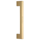 Heritage Brass Door Pull Handle Urban Design 305mm Satin Brass Finish - V1390 305-SB - Choice Handles