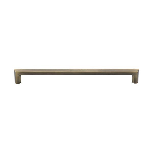 Heritage Brass Door Pull Handle Hexagonal Design 328mm Antique Brass Finish
 - V1473 328-AT - Choice Handles
