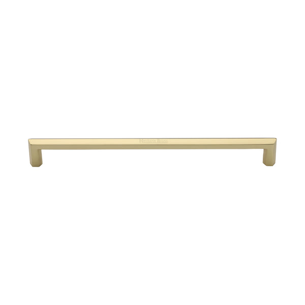 Heritage Brass Door Pull Handle Hexagonal Design 328mm Polished Brass Finish
 - V1473 328-PB - Choice Handles