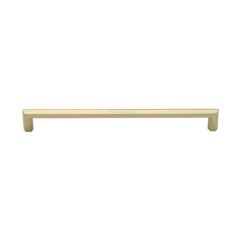 Heritage Brass Door Pull Handle Hexagonal Design 328mm Polished Brass Finish
 - V1473 328-PB - Choice Handles