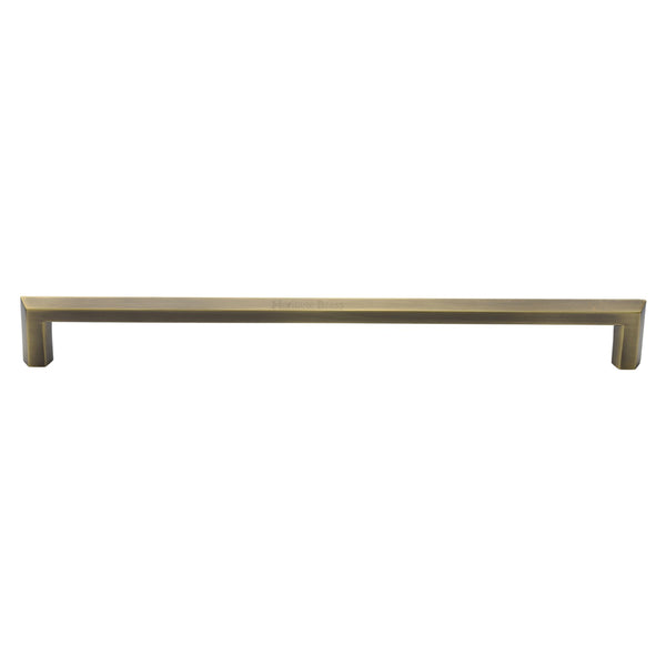 Heritage Brass Door Pull Handle Hexagonal Design 457mm Antique Brass Finish
 - V1473 480-AT - Choice Handles