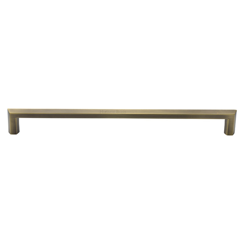 Heritage Brass Door Pull Handle Hexagonal Design 457mm Antique Brass Finish
 - V1473 480-AT - Choice Handles