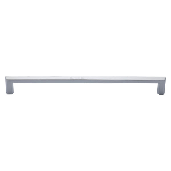 Heritage Brass Door Pull Handle Hexagonal Design 480mm Polished Chrome Finish
 - V1473 480-PC - Choice Handles