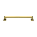 Heritage Brass Door Pull Handle Square Vintage Design 338mm& Polished Brass Finish
 - V1964 338-PB - Choice Handles