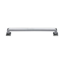 Heritage Brass Door Pull Handle Square Vintage Design 490mm Polished Chrome Finish
 - V1964 490-PC - Choice Handles
