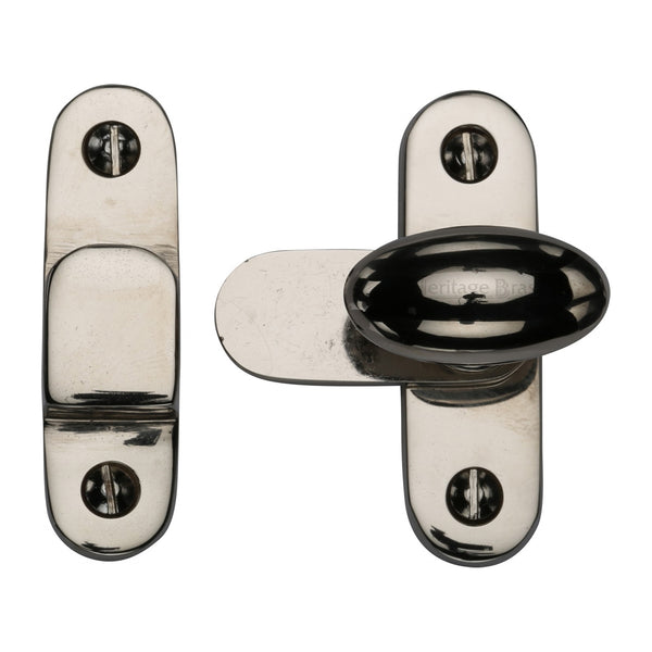 Heritage Brass Cabinet Hook & Plate Polished Nickel Finish - V1970-PNF - Choice Handles