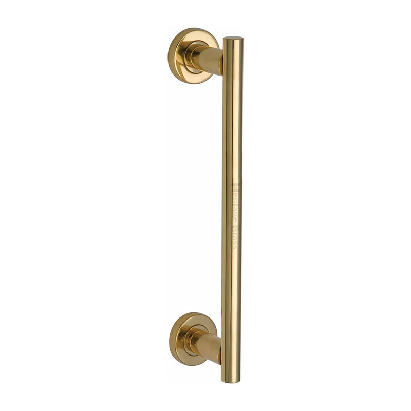 Heritage Brass Classic Door Pull Handle 489mm Polished Brass finish
 - V2057 489-PB - Choice Handles