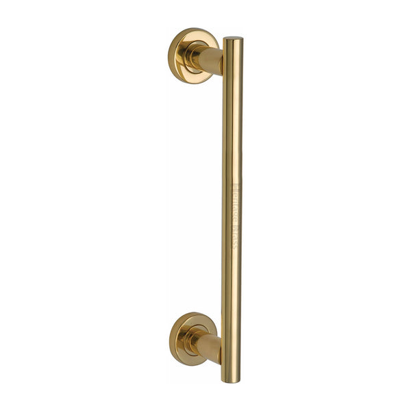 Heritage Brass Classic Door Pull Handle 336mm Polished Brass finish
 - V2057 336-PB - Choice Handles