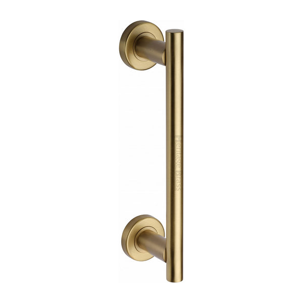 Heritage Brass Classic Door Pull Handle 336mm Satin Brass finish
 - V2057 336-SB - Choice Handles
