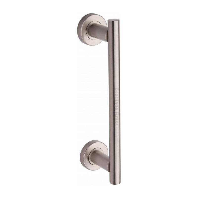 Heritage Brass Classic Door Pull Handle 280mm Satin Nickel finish
 - V2057 280-SN - Choice Handles