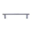 Heritage Brass Door Pull Handle& Round Bar Design 336mm Polished Chrome Finish
 - V2059 336-PC - Choice Handles