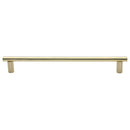 Heritage Brass Door Pull Handle Round Bar Design 489mm& Polished Brass Finish
 - V2059 489-PB - Choice Handles