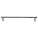 Heritage Brass Door Pull Handle Round Bar Design 489mm& Polished Chrome Finish
 - V2059 489-PC - Choice Handles