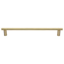 Heritage Brass Door Pull Handle Round Bar Design 489mm Satin Brass Finish
 - V2059 489-SB - Choice Handles