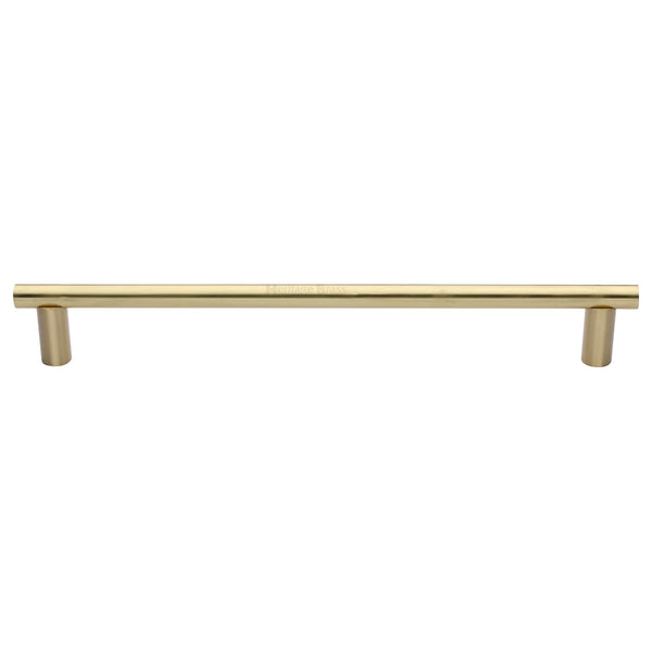 Heritage Brass Door Pull Handle Round Bar Design 489mm Satin Brass Finish
 - V2059 489-SB - Choice Handles