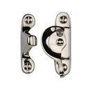 Heritage Brass Fitch Pattern Sash Fastener Lockable Polished Nickel Finish - V2060L-PNF - Choice Handles