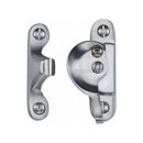 Heritage Brass Fitch Pattern Sash Fastener Lockable Satin Chrome Finish - V2060L-SC - Choice Handles