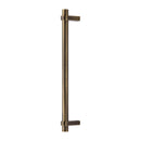 Heritage Brass Door Pull Handle Industrial Design 505mm Antique Brass Finish
 - V2485 505-AT - Choice Handles