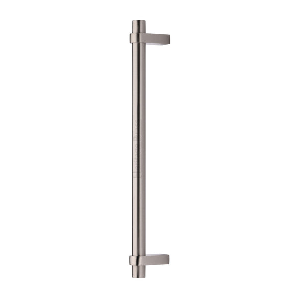 Heritage Brass Door Pull Handle Industrial Design 505mm Satin Nickel Finish
 - V2485 505-SN - Choice Handles