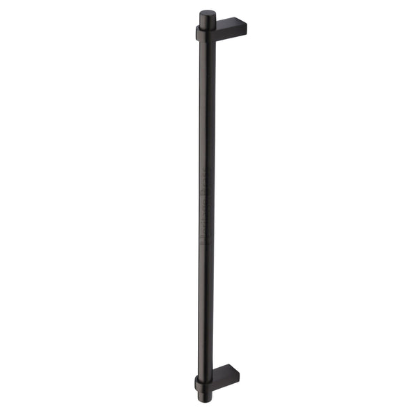 Heritage Brass Door Pull Handle Industrial Design 505mm Matt Bronze Finish
 - V2485 505-MB - Choice Handles