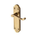 Heritage Brass Door Handle Lever Latch Meridian Design Antique finish - V313-AT - Choice Handles