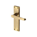 Heritage Brass Door Handle Lever Latch Victoria Design Antique finish - V3913-AT - Choice Handles