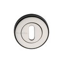 Heritage Brass Key Escutcheon Polished Nickel finish - V4000-PNF - Choice Handles