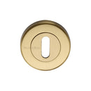 Heritage Brass Key Escutcheon Satin Brass finish - V4000-SB - Choice Handles