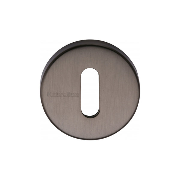 Heritage Brass Key Escutcheon Matt Bronze Finish - V4007-MB - Choice Handles