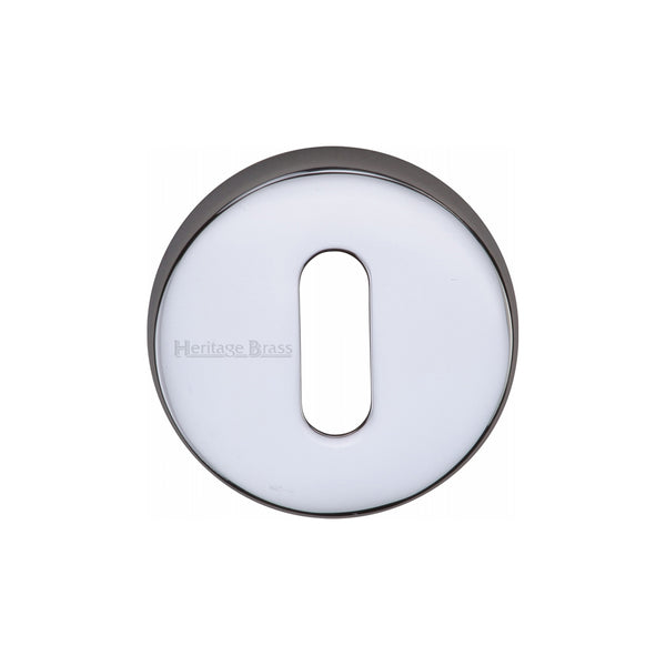 Heritage Brass Key Escutcheon Polished Chrome finish - V4007-PC - Choice Handles