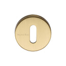 Heritage Brass Key Escutcheon Satin Brass Finish - V4007-SB - Choice Handles
