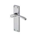 Heritage Brass Door Handle Lever Latch Sophia Design Polished Chrome finish - V4113-PC - Choice Handles