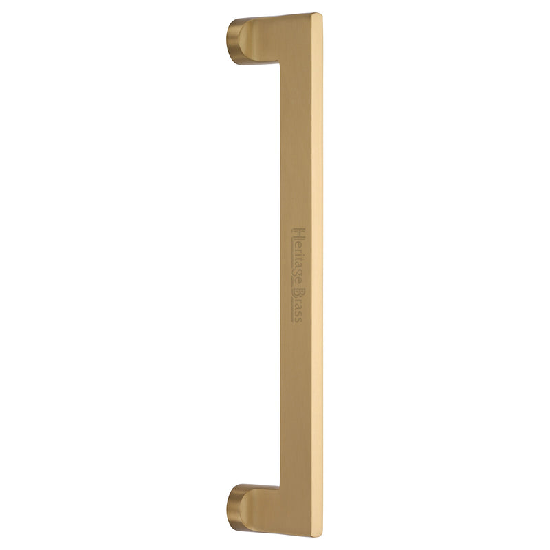 Heritage Brass Door Pull Handle Apollo Design 307mm Satin Brass Finish
 - V4150 307-SB - Choice Handles