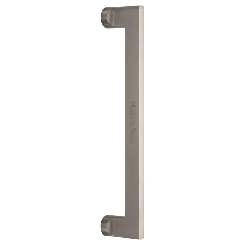 Heritage Brass Door Pull Handle Apollo Design 307mm Satin Nickel Finish
 - V4150 307-SN - Choice Handles