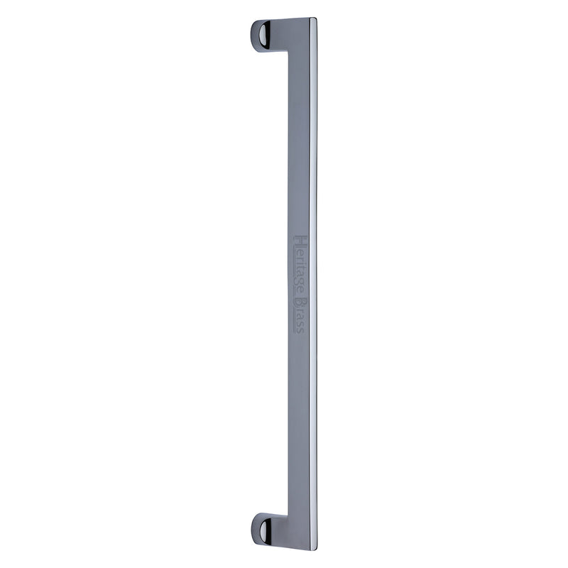 Heritage Brass Door Pull Handle Apollo Design 460mm Polished Chrome Finish
 - V4150 460-PC - Choice Handles