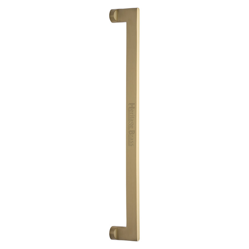 Heritage Brass Door Pull Handle Apollo Design 460mm Satin Brass Finish
 - V4150 460-SB - Choice Handles