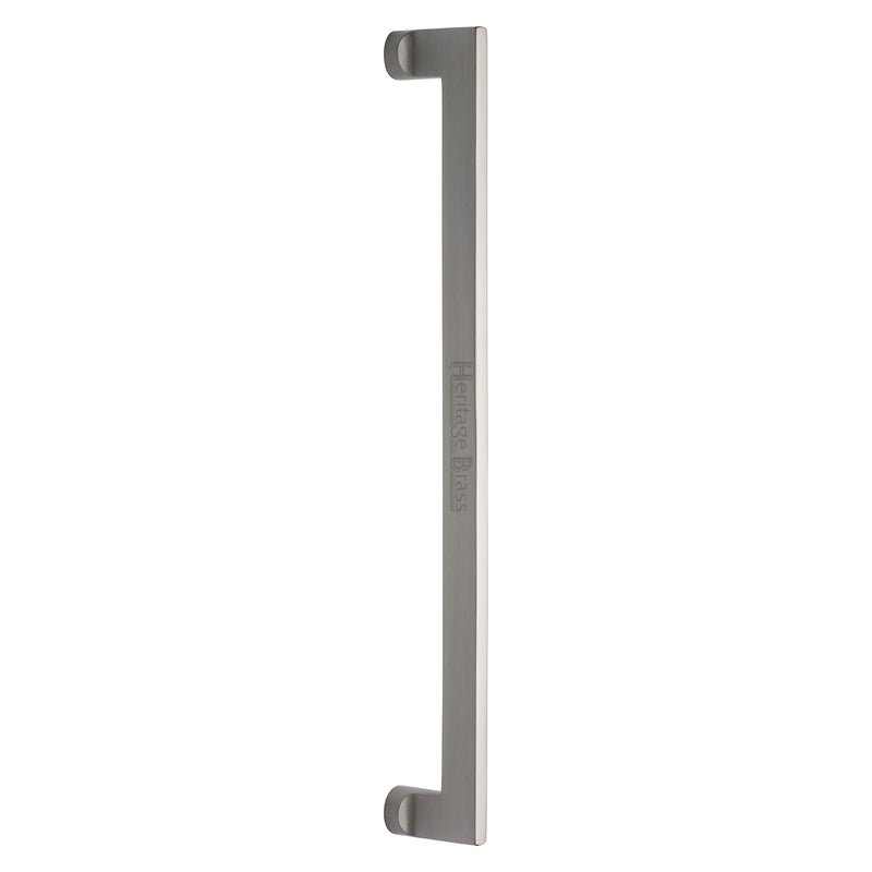 Heritage Brass Door Pull Handle Apollo Design 460mm Satin Nickel Finish
 - V4150 460-SN - Choice Handles