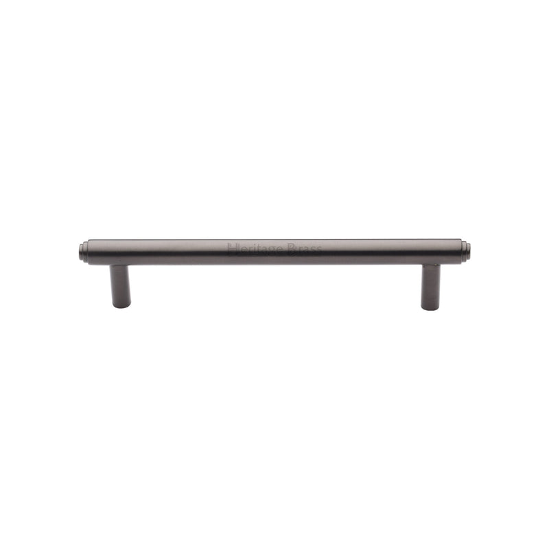 Heritage Brass Cabinet Pull Stepped Design 128mm CTC Matt Bronze finish - V4410 128-MB - Choice Handles