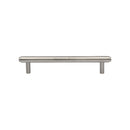 Heritage Brass Cabinet Pull Stepped Design 128mm CTC Satin Nickel finish - V4410 128-SN - Choice Handles