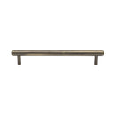 Heritage Brass Cabinet Pull Stepped Design 160mm CTC Antique Brass finish - V4410 160-AT - Choice Handles